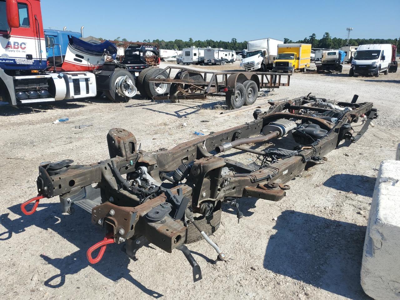 2021 GMC Sierra 1500 AT4, VIN 3GTP9EED5MG391886 — Stripped