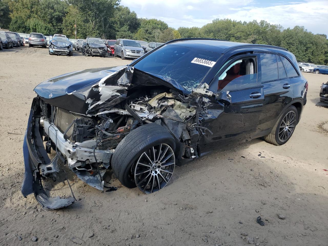 2020 Mercedes-Benz GLC 300, VIN WDC0G8EB5LF721396 — Front end