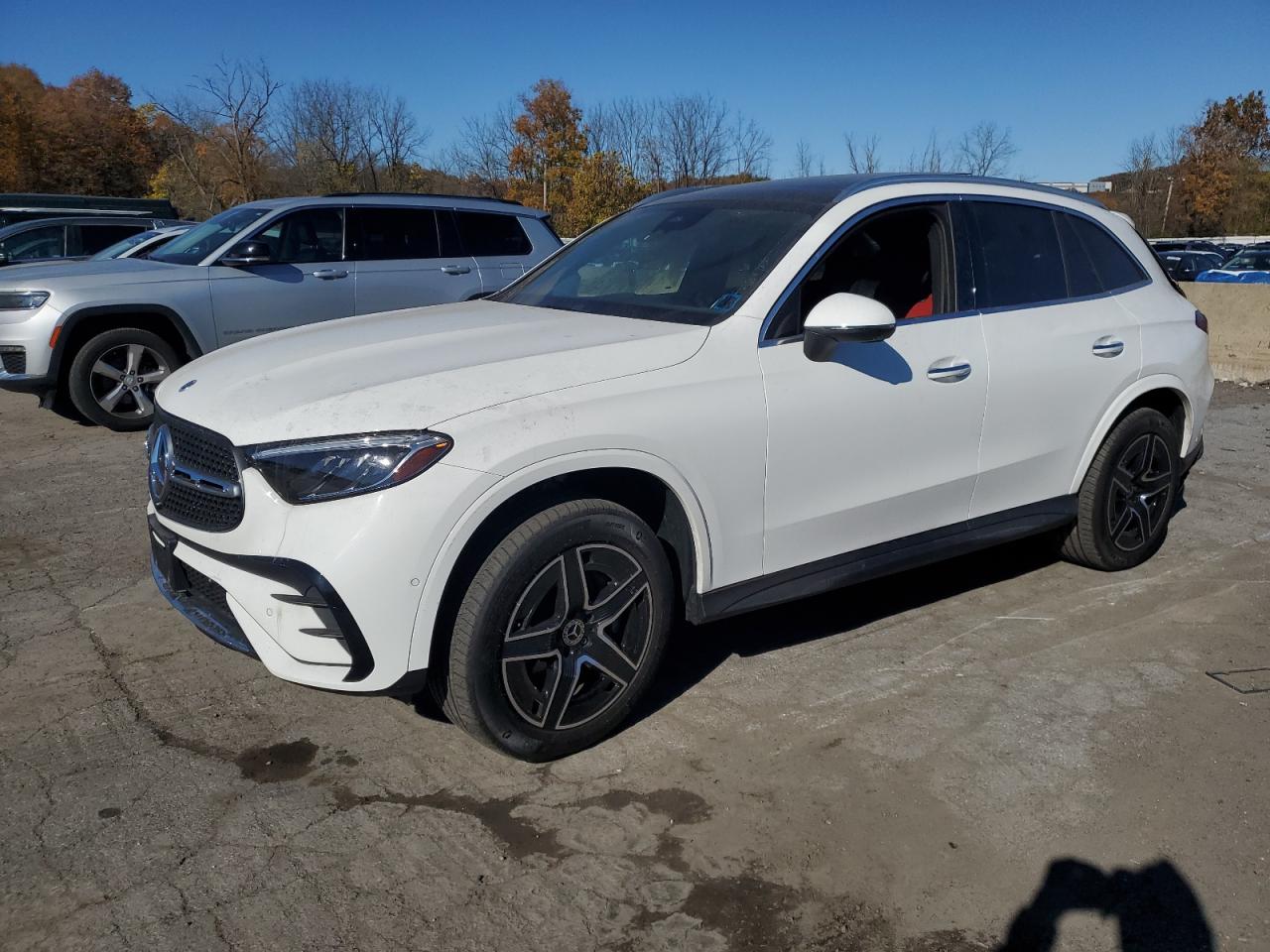 2023 Mercedes-Benz GLC 300, VIN W1NKM4HB4PU029748 — Interior fire