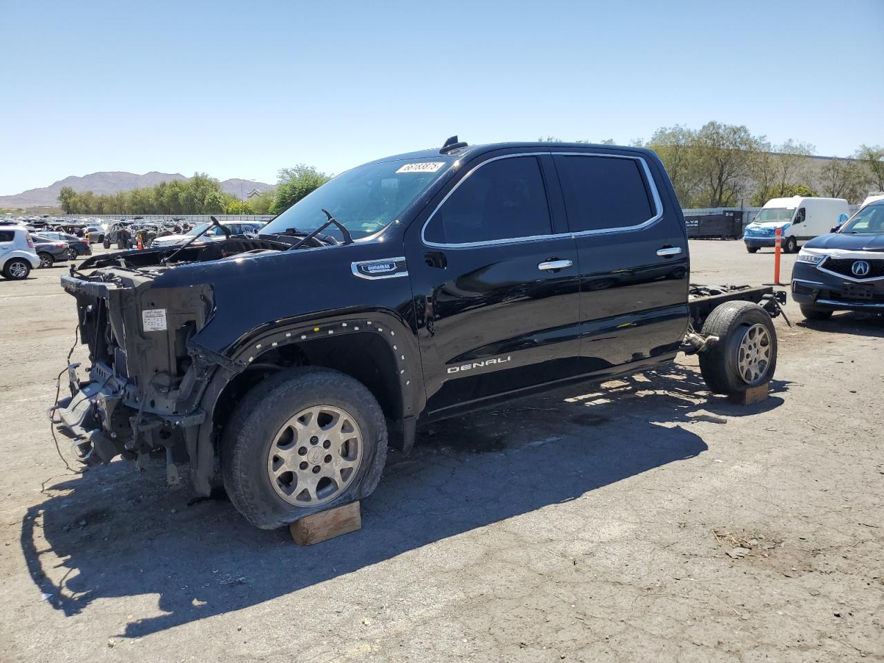 2021 GMC Sierra 1500 Denali, VIN 3GTU9FET7MG226907 — Stripped