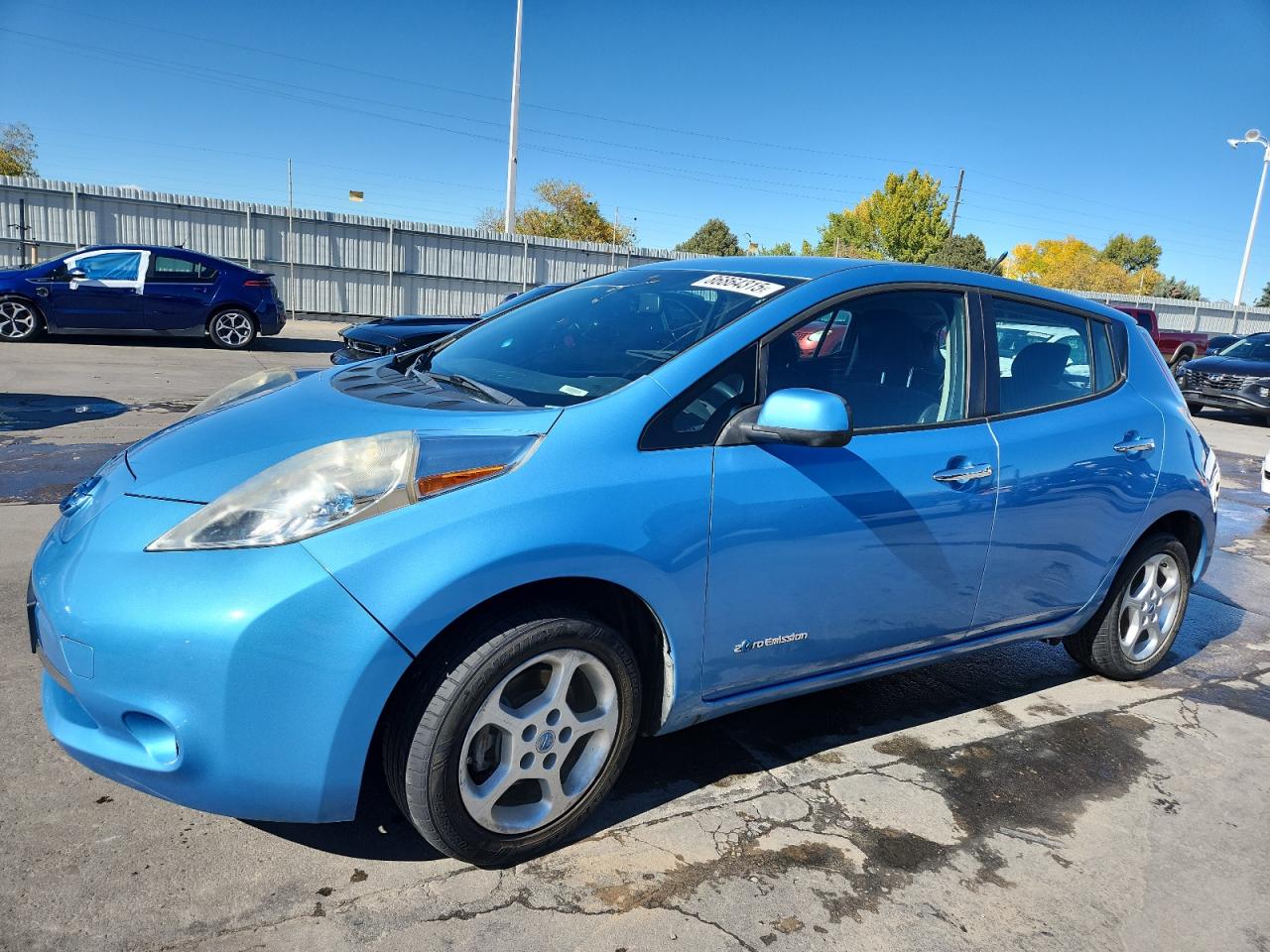 2013 Nissan LEAF S, VIN 1N4AZ0CP7DC409870 — Front end