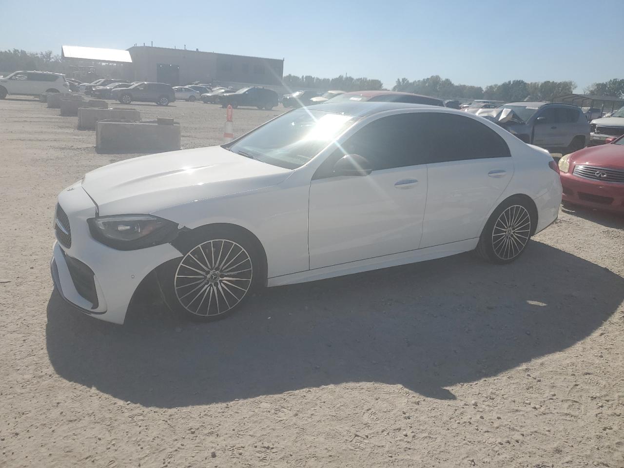 2023 Mercedes-Benz C 300, VIN W1KAF4GB0PR128817 — Frame damage