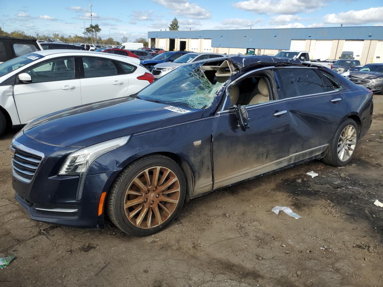 2017 Cadillac CT6 AWD, VIN 1G6KB5RS3HU135789 — Roof