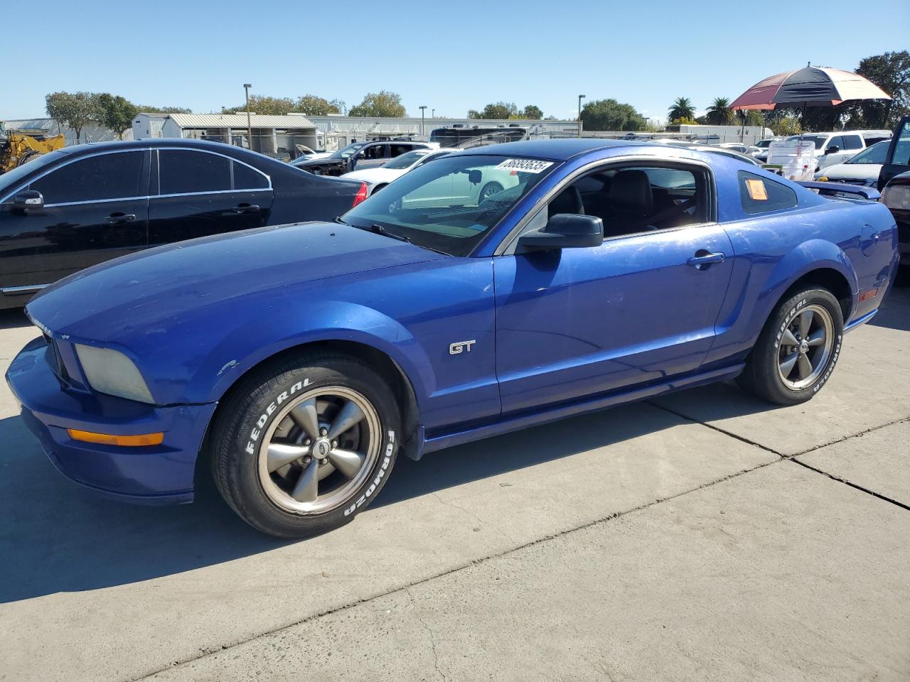 2005 Ford Mustang GT Deluxe, VIN 1ZVHT82H655218365 — Мелкие вмятины и царапины