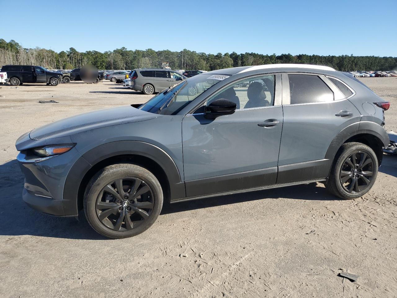 2023 Mazda CX-30 S Carbon Edition, VIN 3MVDMBCM3PM579250 — Side