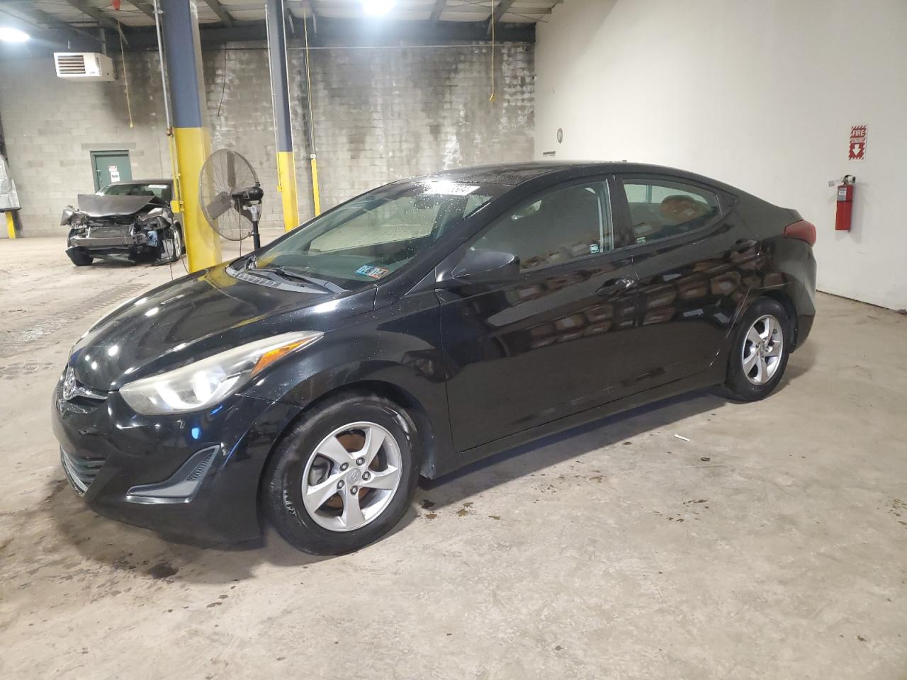 2014 Hyundai Elantra SE, VIN 5NPDH4AE3EH467547 — Vandalism