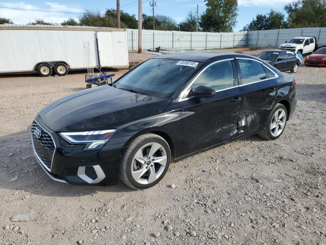 2023 Audi A3 Premium, VIN WAUAUDGY4PA117707 — Бок