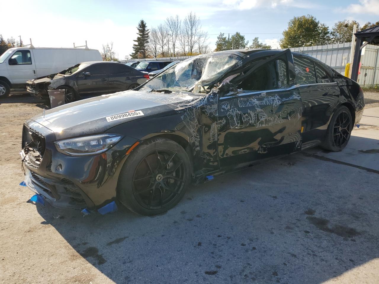2021 Mercedes-Benz S 580, VIN W1K6G7GB2MA053715 — Side