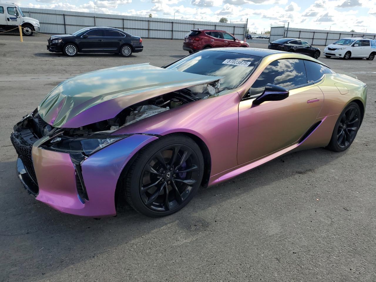 2018 Lexus LC 500h, VIN JTHHP5AY2JA003475 — Front end
