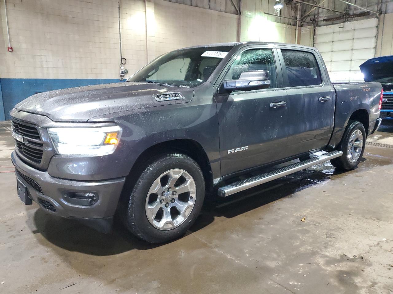 2021 Ram 1500 Big Horn, VIN 1C6SRFFT9MN647970 — Missing or altered VIN