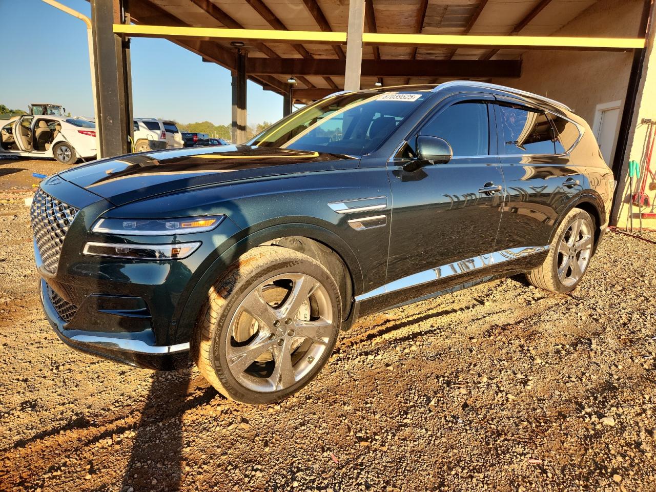 2023 Genesis GV80 Advanced Plus, VIN KMUHCESC6PU140441 — Rear end