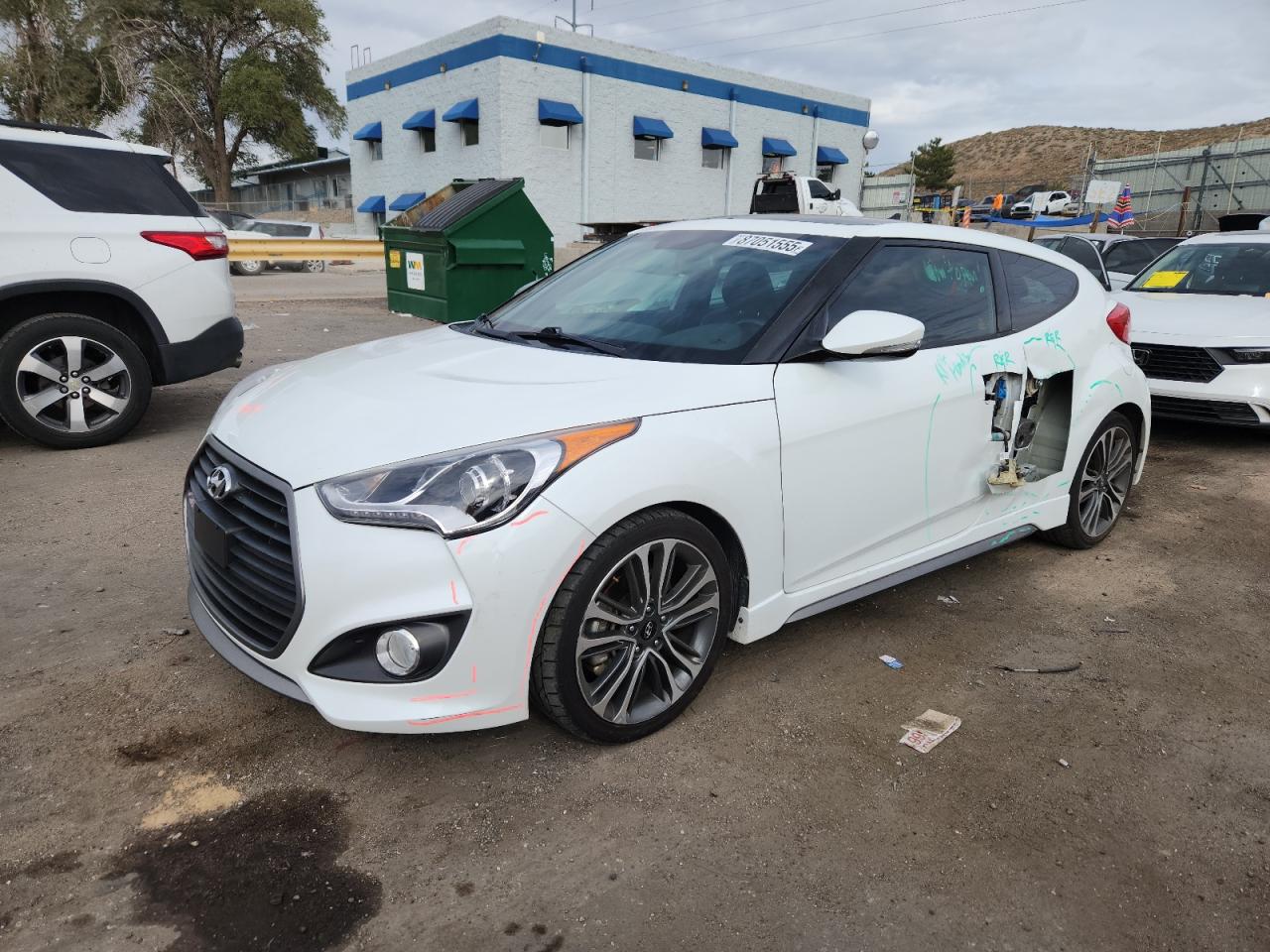 2017 Hyundai Veloster Turbo, VIN KMHTC6AE2HU310362 — Rejected repair