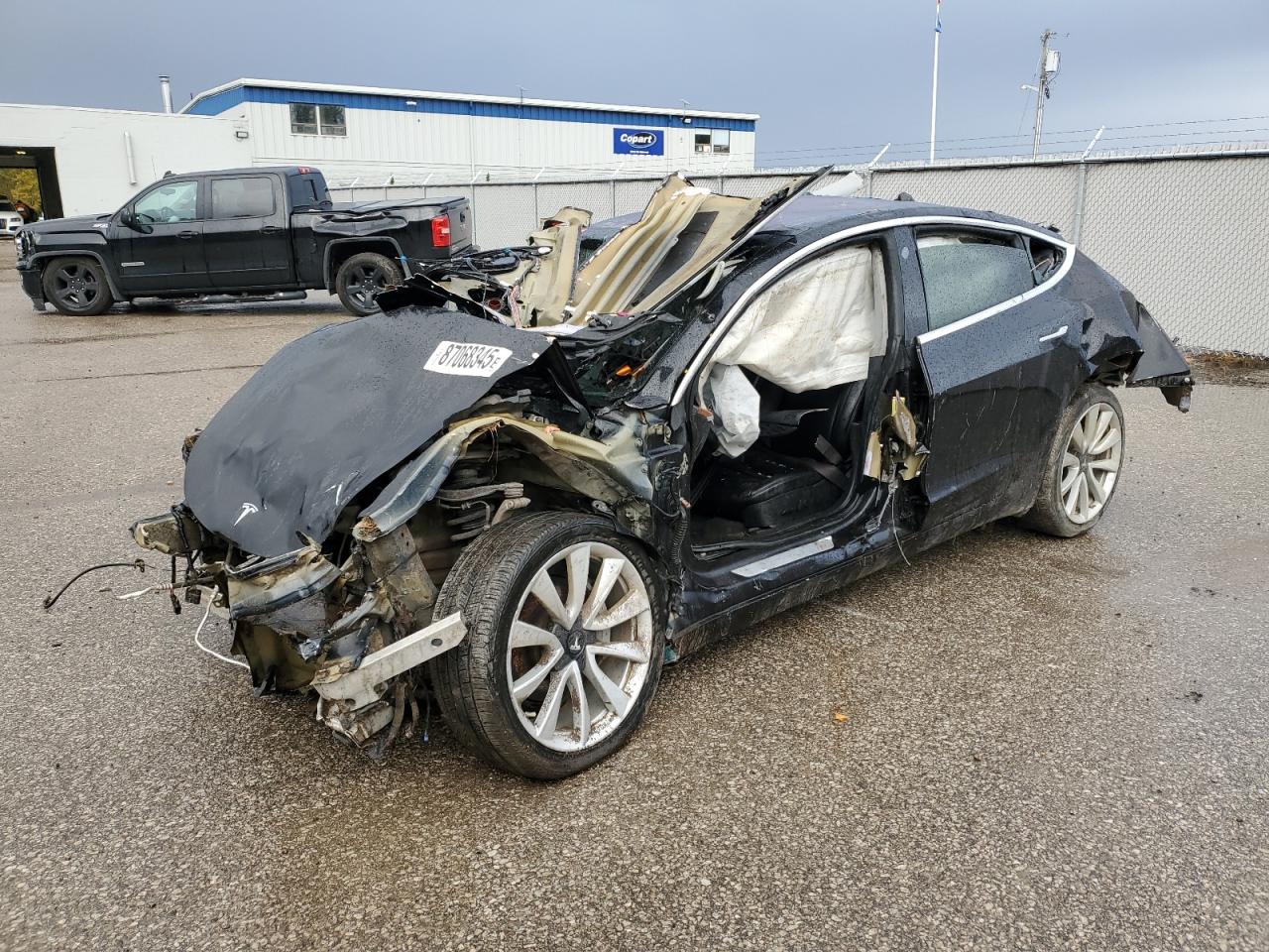 2018 Tesla Model 3 Long Range Battery, VIN 5YJ3E1EBXJF107316 — All over