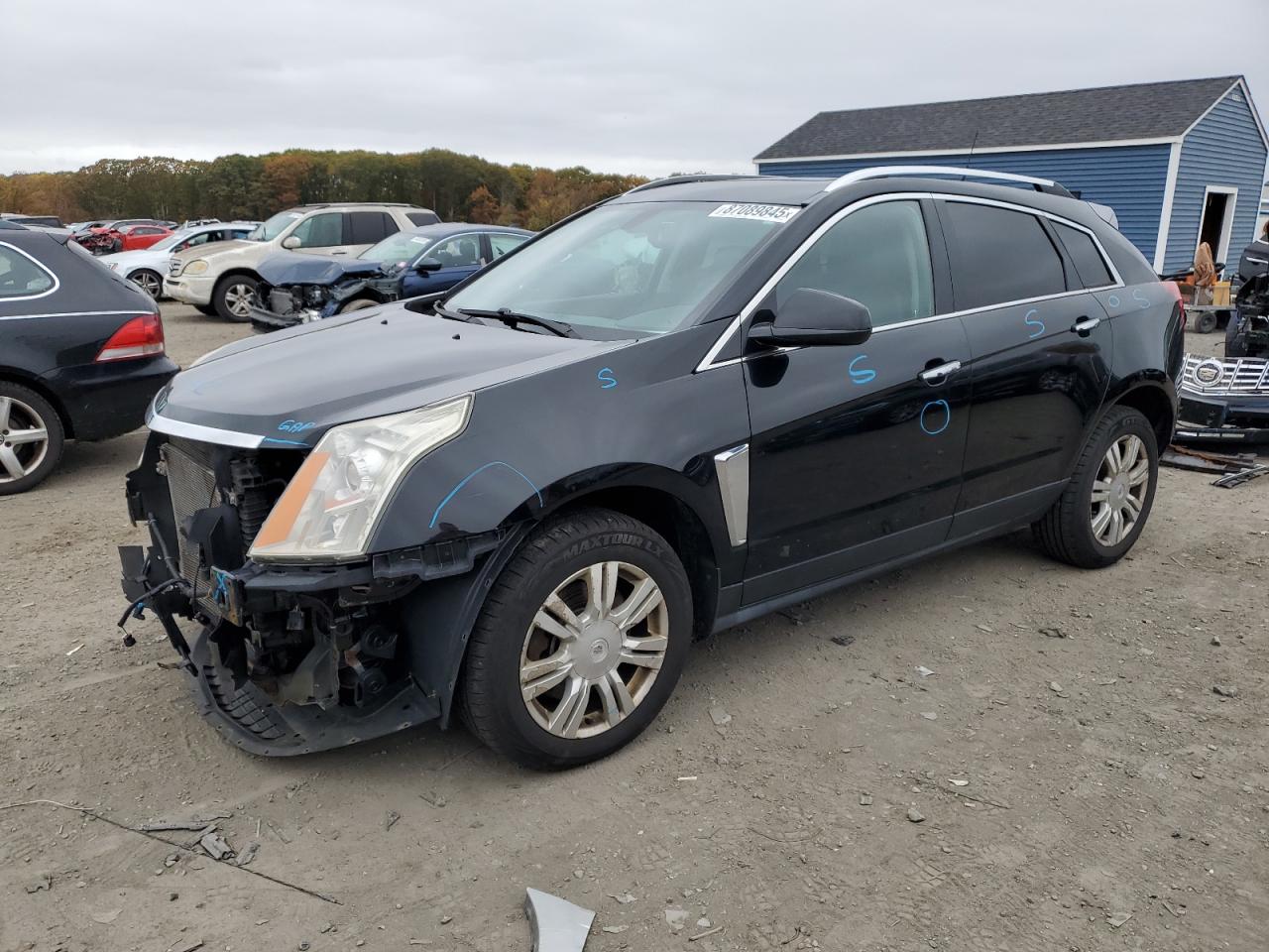 2013 Cadillac SRX Luxury Collection, VIN 3GYFNGE38DS568979 — Frame damage