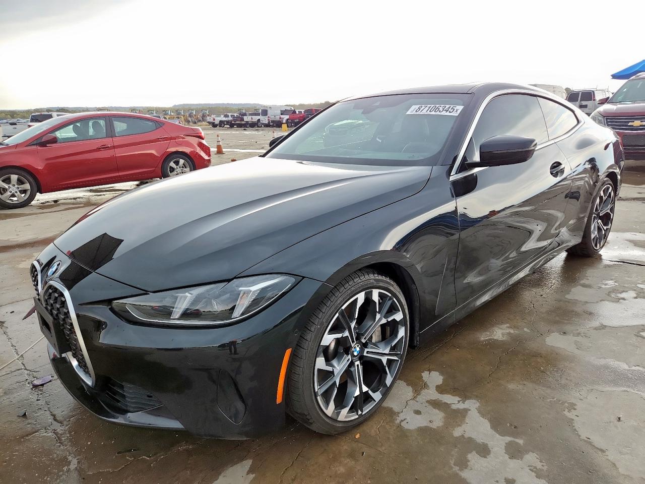 2025 BMW 4 Series 430i, VIN WBA43DA06SCT29279 — Engine fire