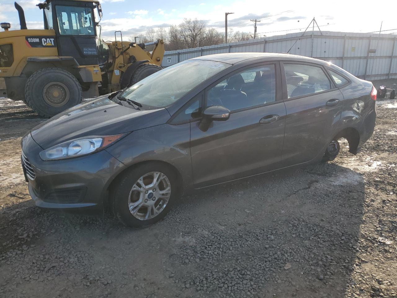 2015 Ford Fiesta SE, VIN 3FADP4BJ2FM113616 — Rear end