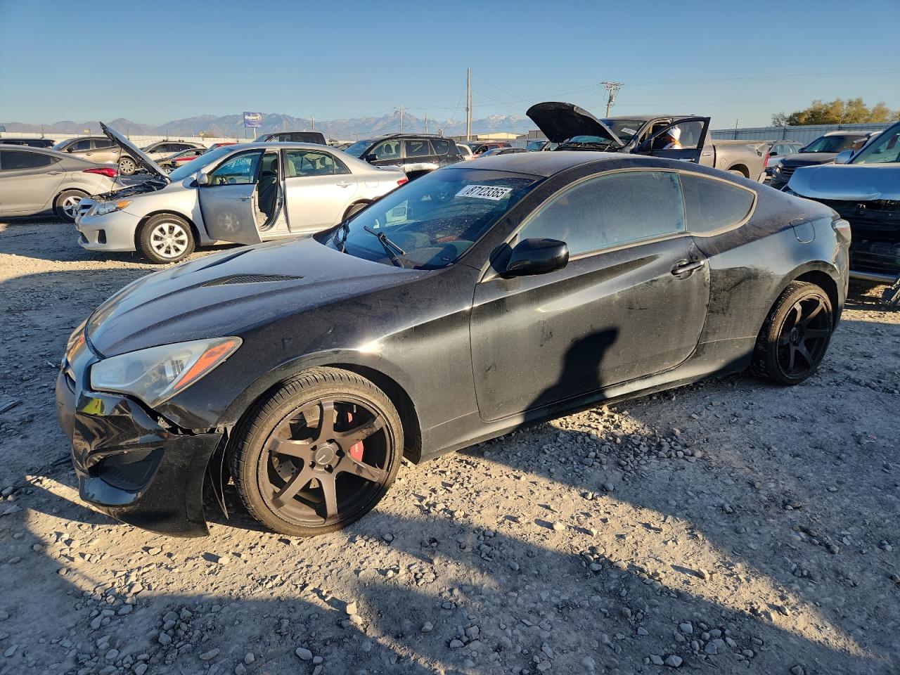 2013 Hyundai Genesis Coupe R-Spec, VIN KMHHT6KD0DU080276 — Front end