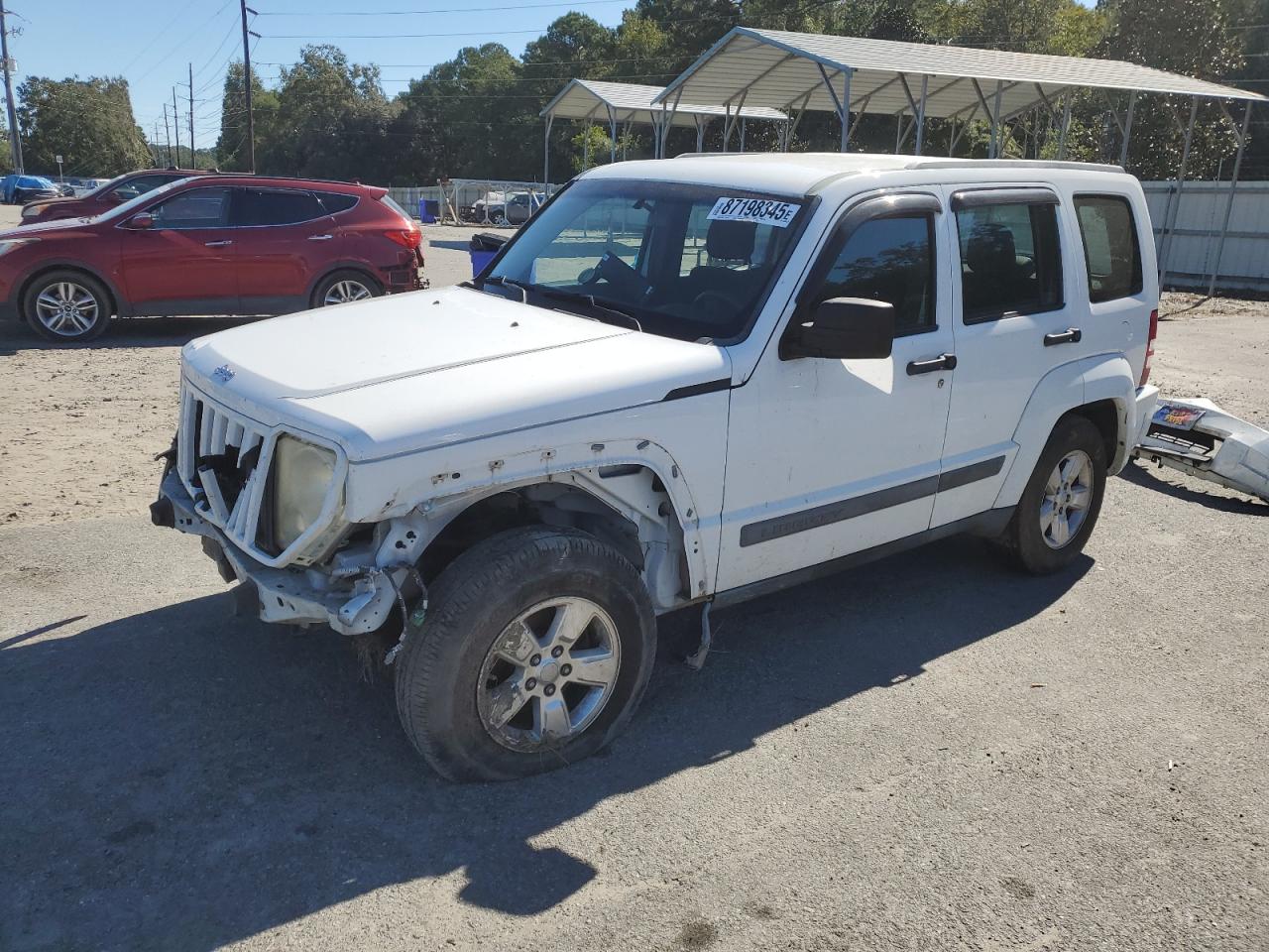 2012 Jeep Liberty Sport, VIN 1C4PJLAK4CW103842 — Перед