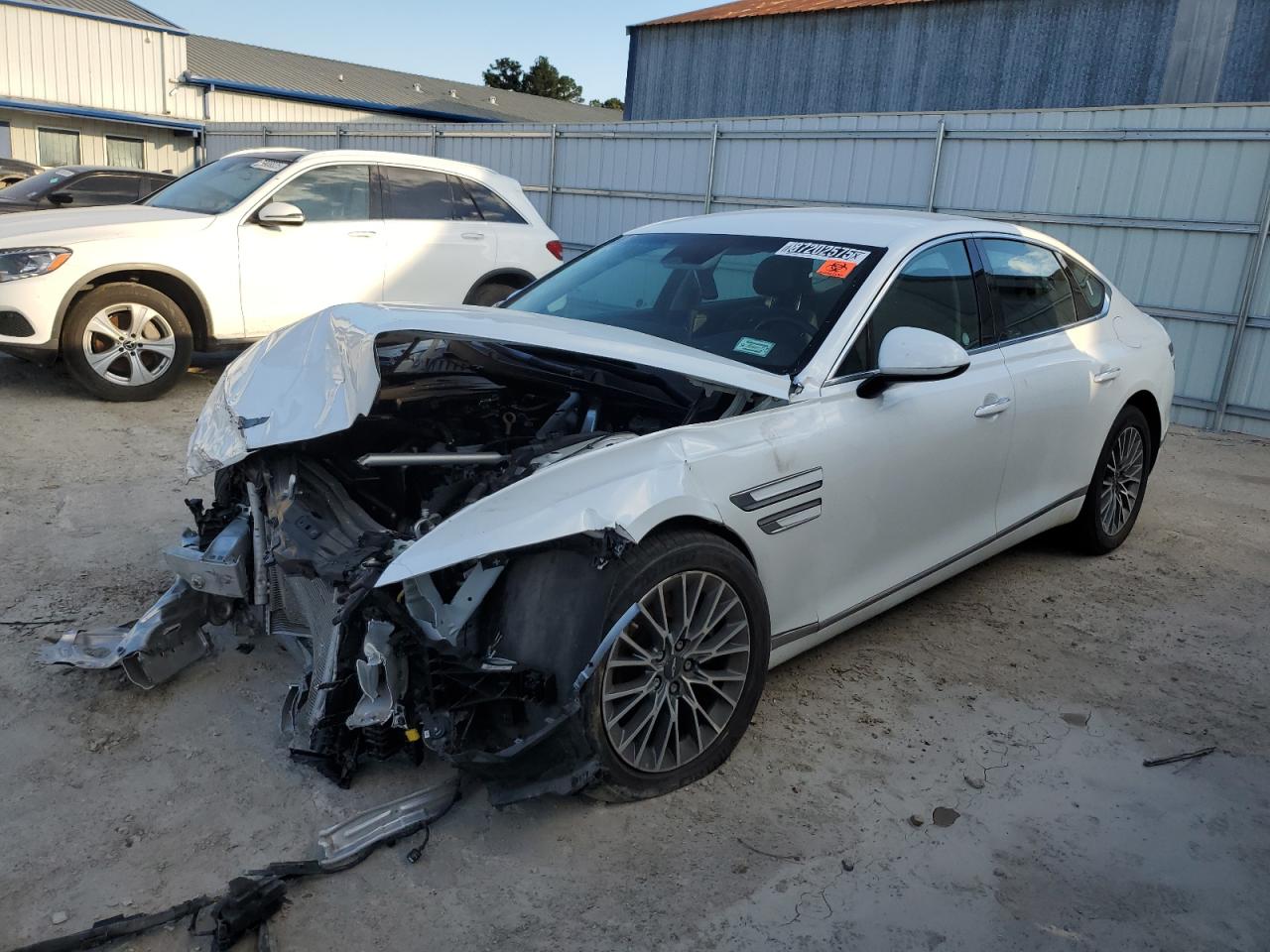 2023 Genesis G80 2.5T, VIN KMTGB4SC4PU195774 — Front end