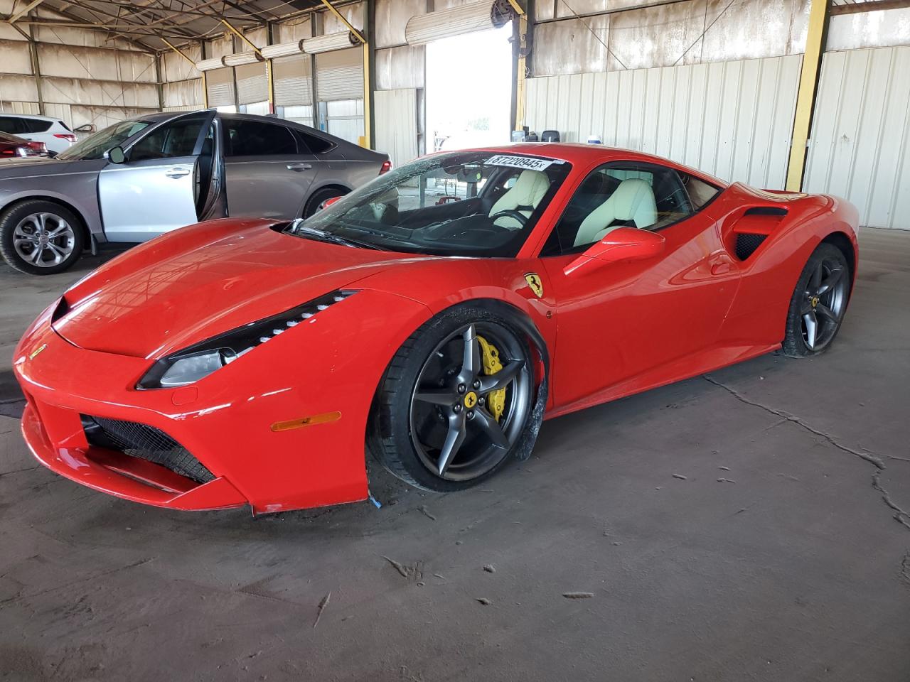 2018 Ferrari 488, VIN ZFF79ALA3J0236790 — Front end