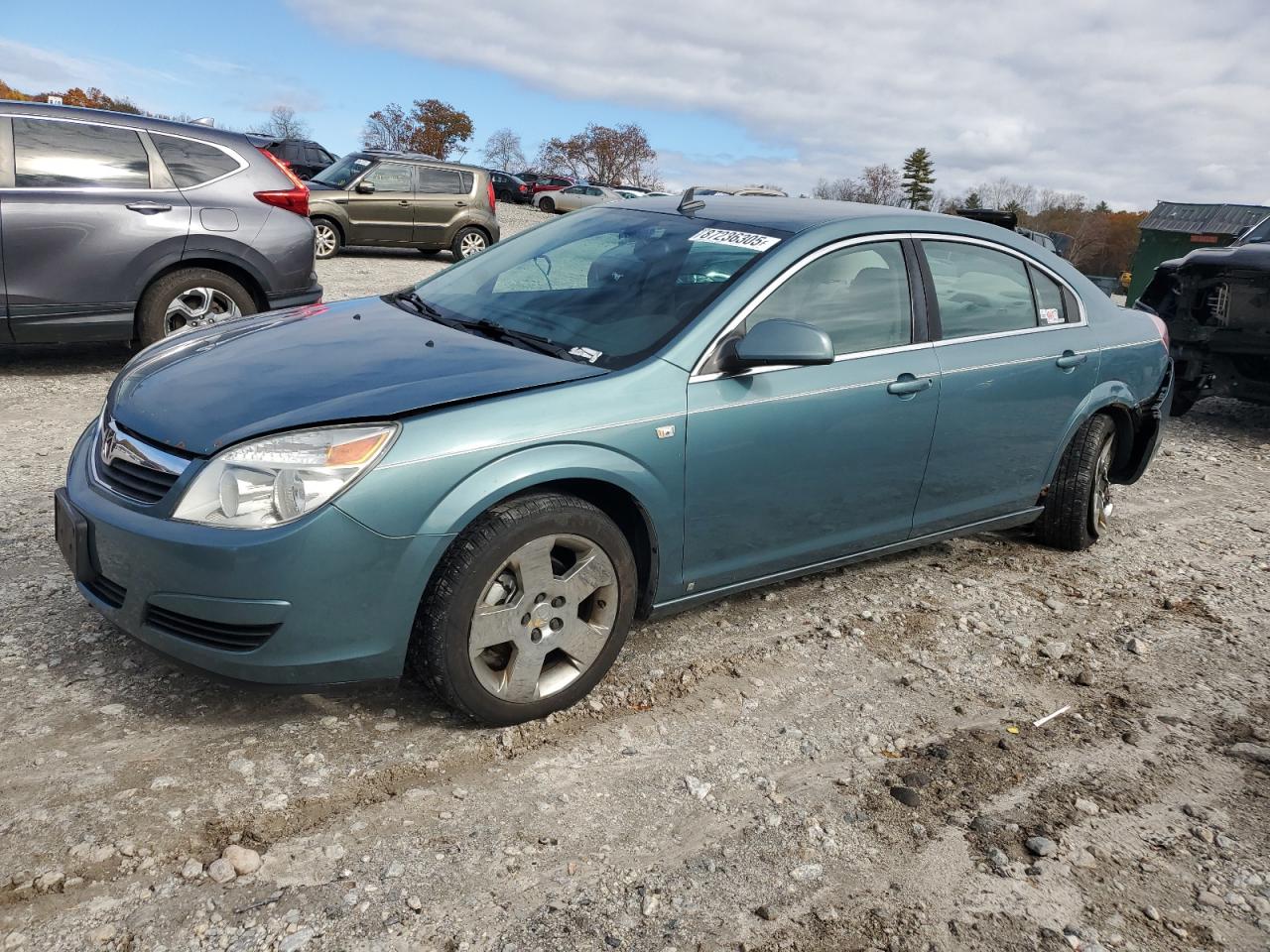 2009 Saturn Aura XE, VIN 1G8ZS57B79F180085 — Undercarriage