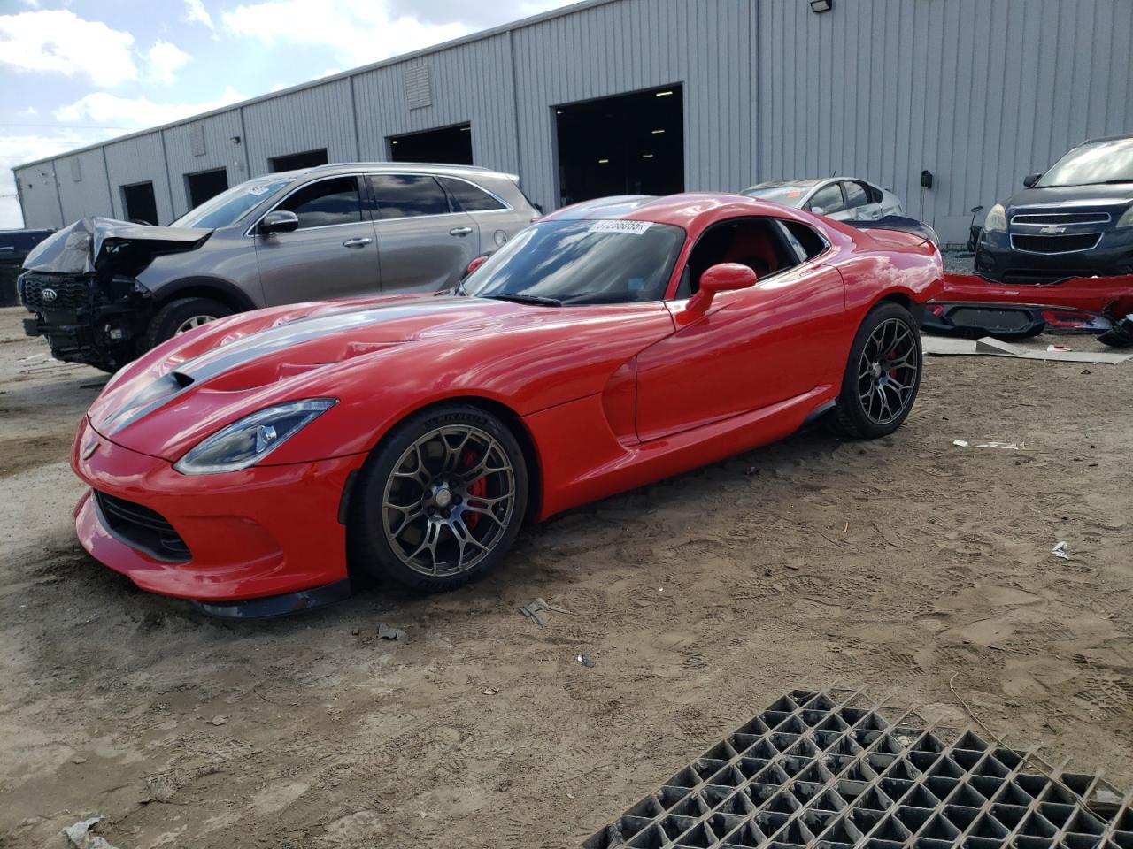 2013 Dodge Viper, VIN 1C3ADEAZ2DV400237 — Rear end