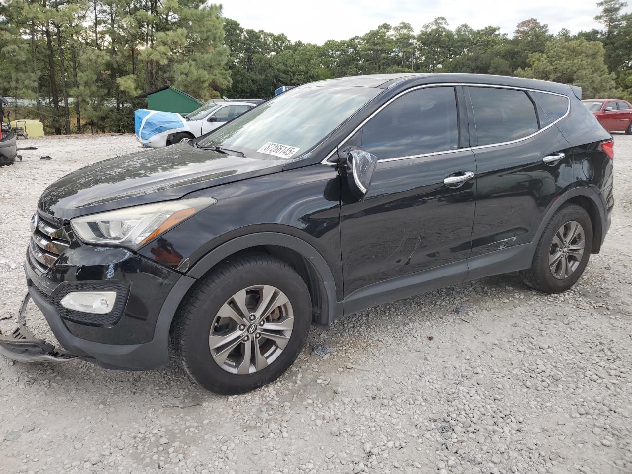 2013 Hyundai Santa Fe Sport, VIN 5XYZU3LB9DG113312 — Front end