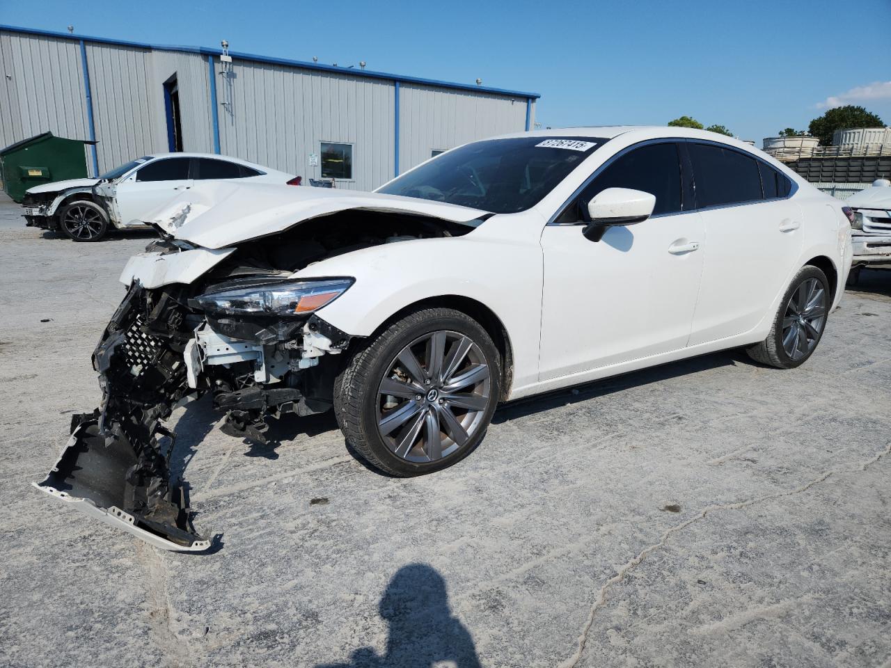 2021 Mazda 6 Grand Touring, VIN JM1GL1TY4M1609217 — Перед