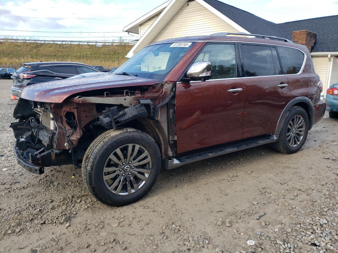 2018 Nissan Armada SV, VIN JN8AY2NC2J9554718 — Front end