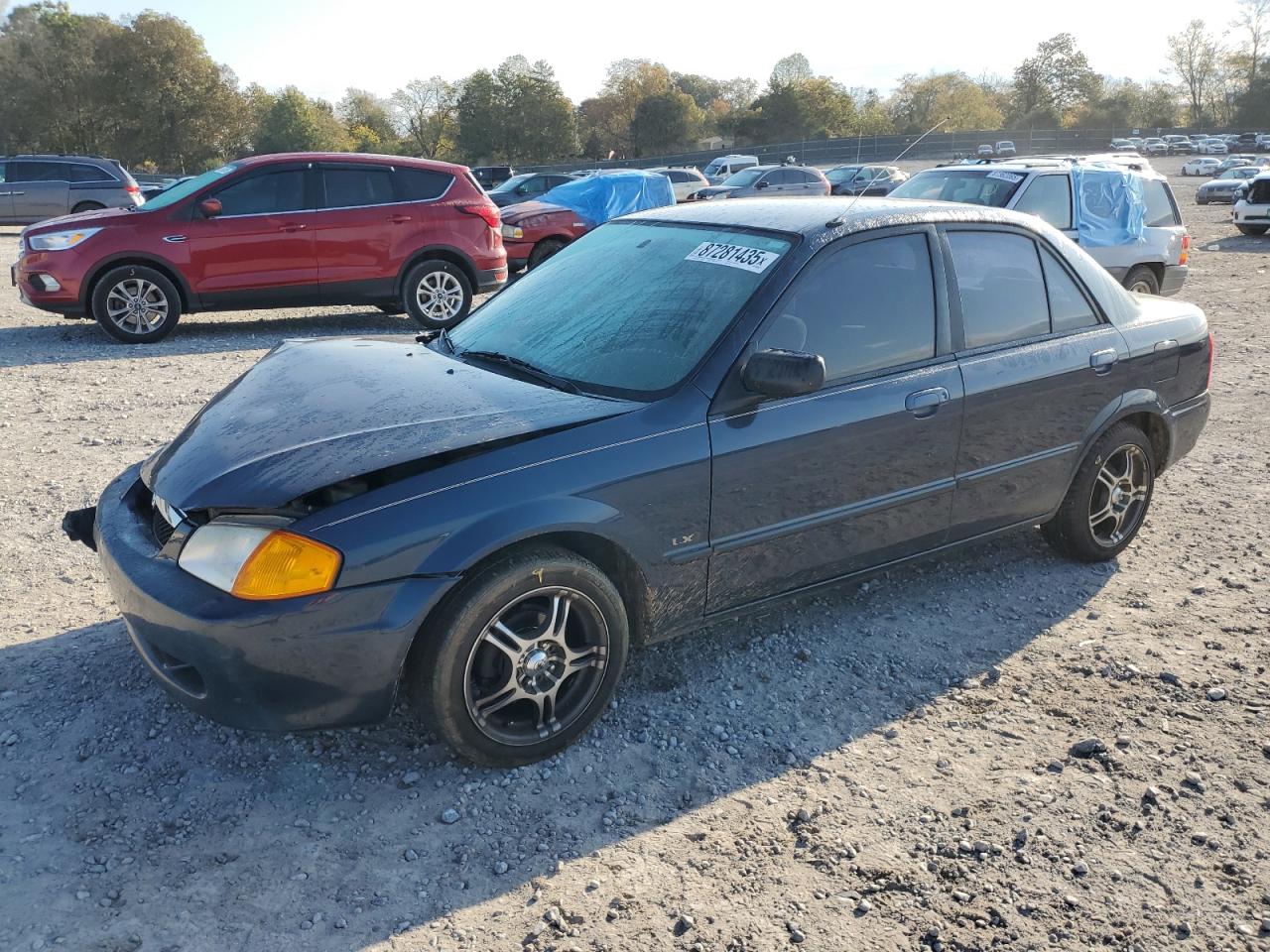1999 Mazda Protege DX, VIN JM1BJ222XX0145685 — Перед