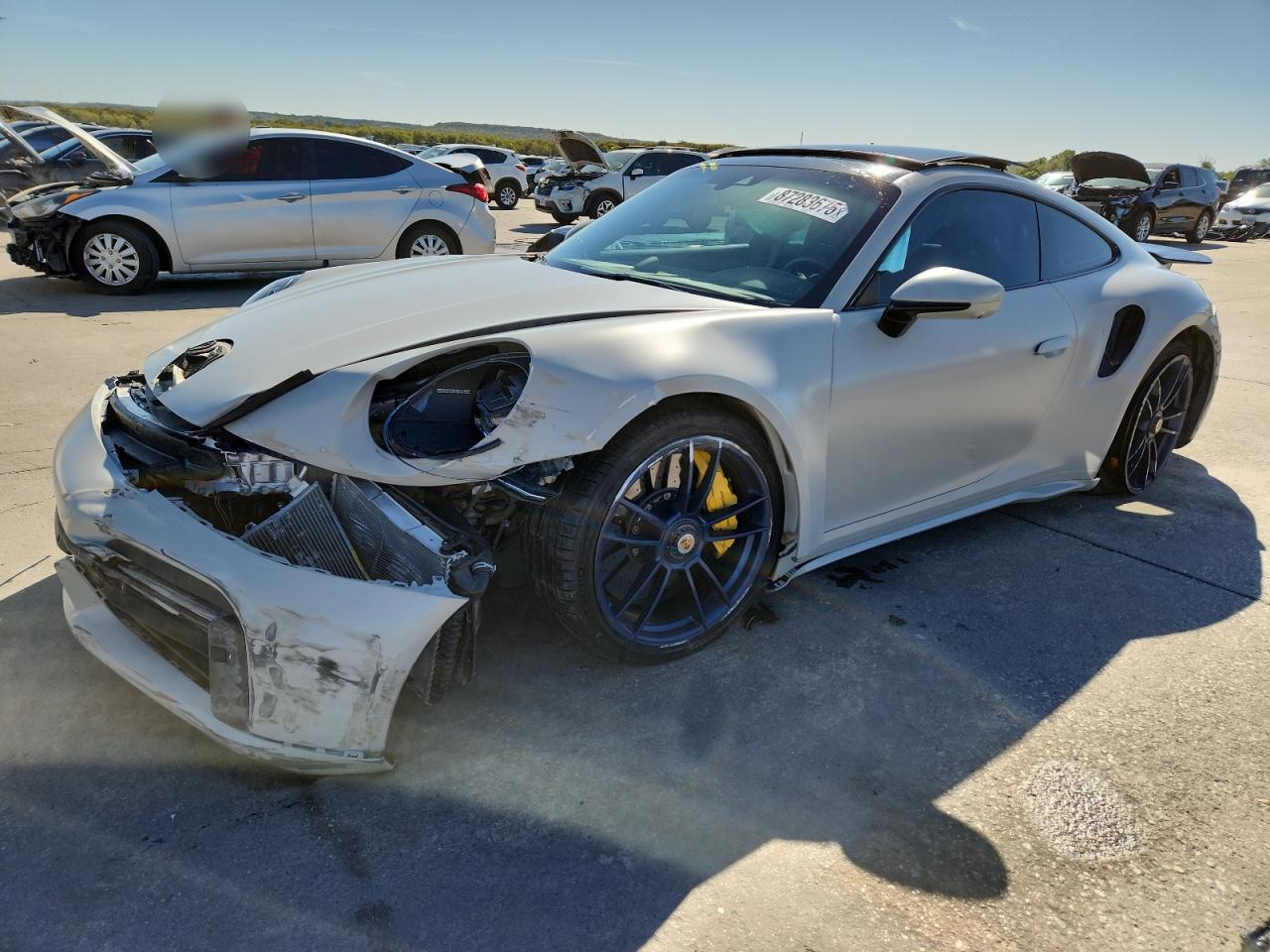 2022 Porsche 911 Turbo S, VIN WP0AD2A98NS255945 — Auction photo