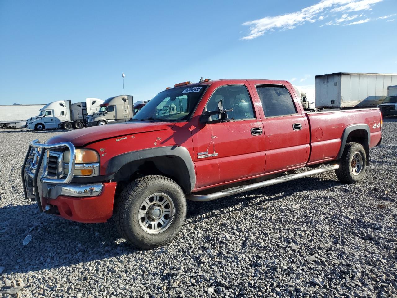 2006 GMC Sierra 3500 SRW SLT, VIN 1GTHK33D56F201640 — Rear end