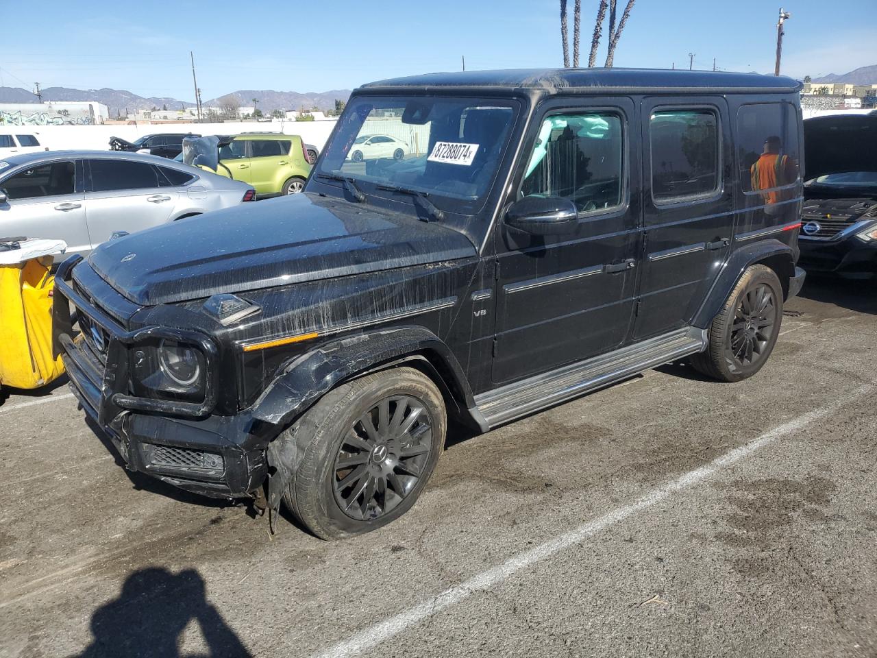 2021 Mercedes-Benz G 550, VIN W1NYC6BJXMX408661 — Front end