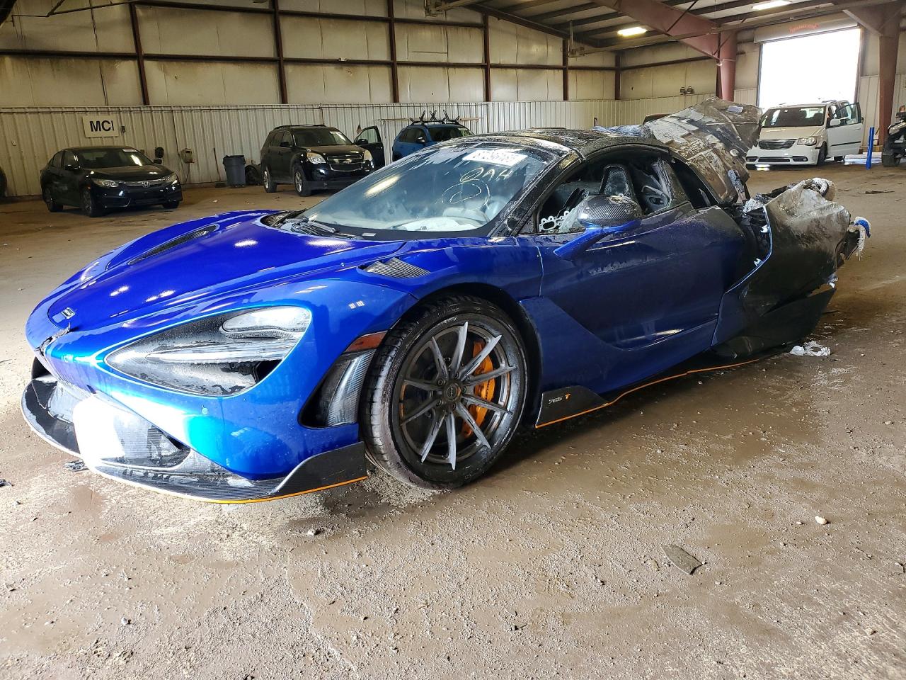 2022 McLaren 765LT, VIN SBM14SCA0NW765729 — Burn