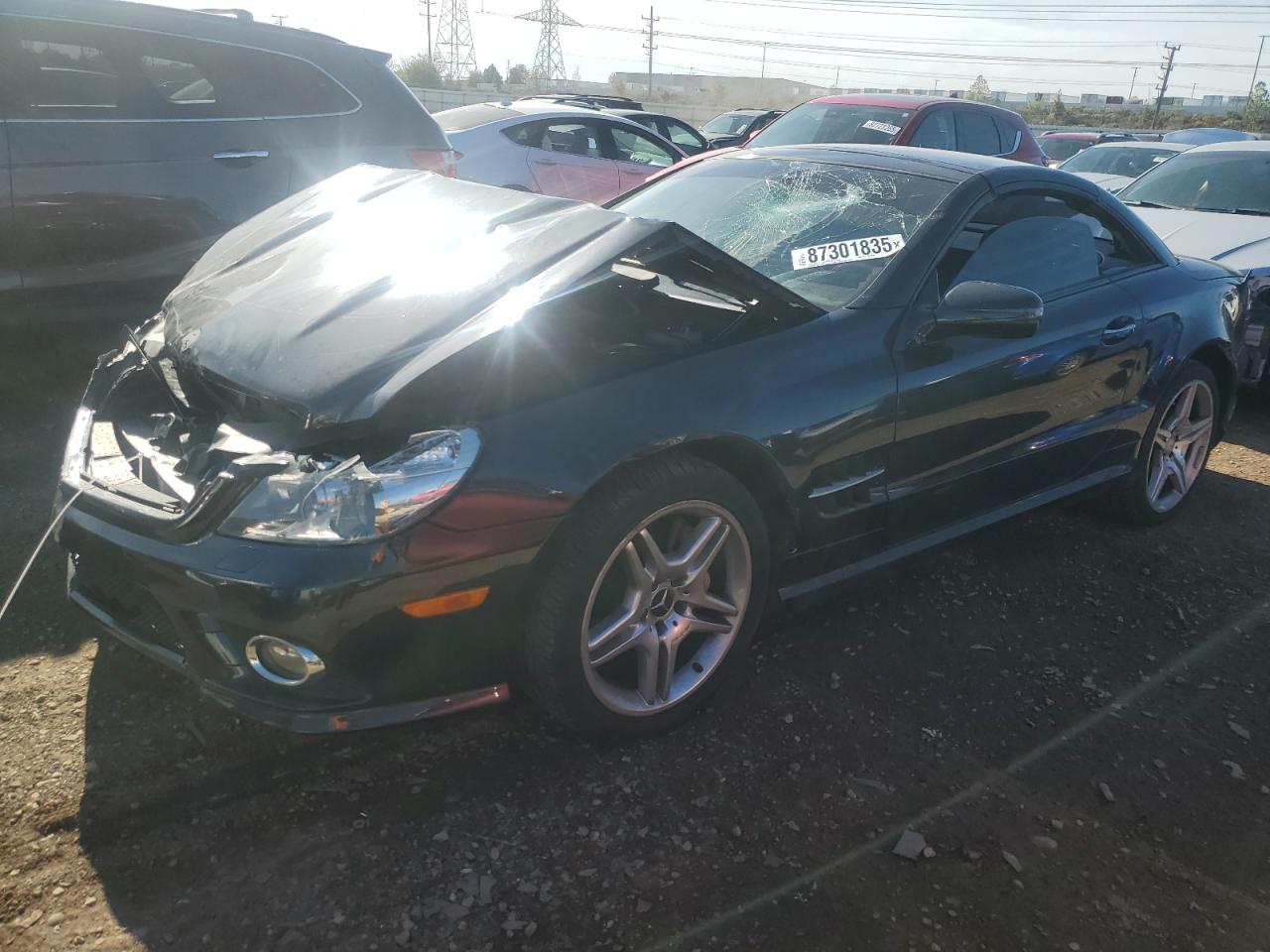 2011 Mercedes-Benz SL 550, VIN WDBSK7BA7BF165155 — Front end