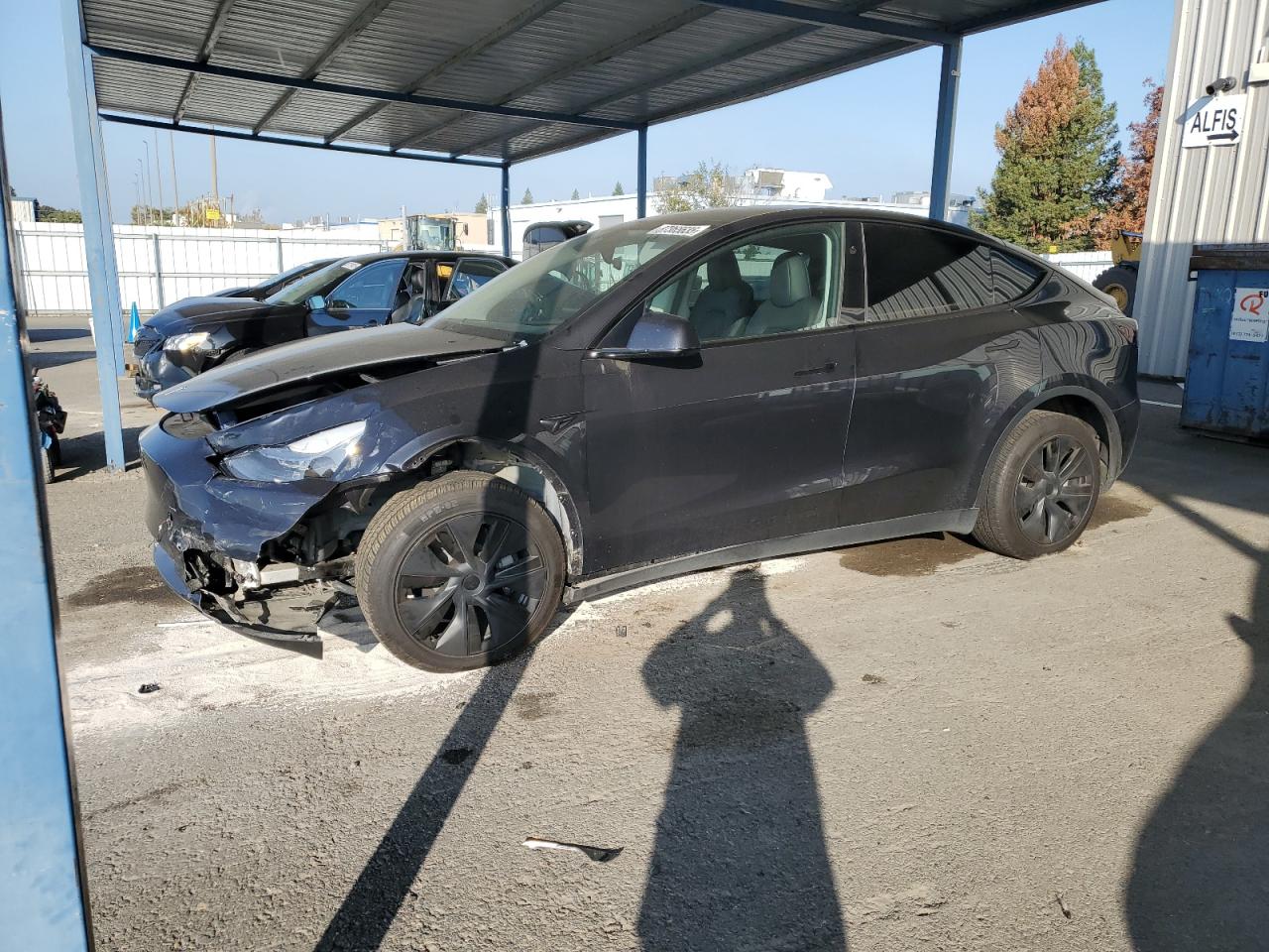2024 Tesla Model Y, VIN 7SAYGDEDXRF209412 — Front end