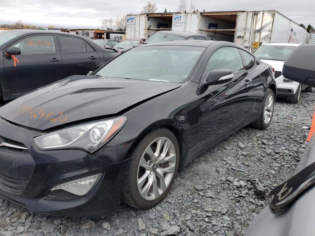 2016 Hyundai Genesis Coupe 3.8L Base, VIN KMHHT6KJ5GU136299 — Front end
