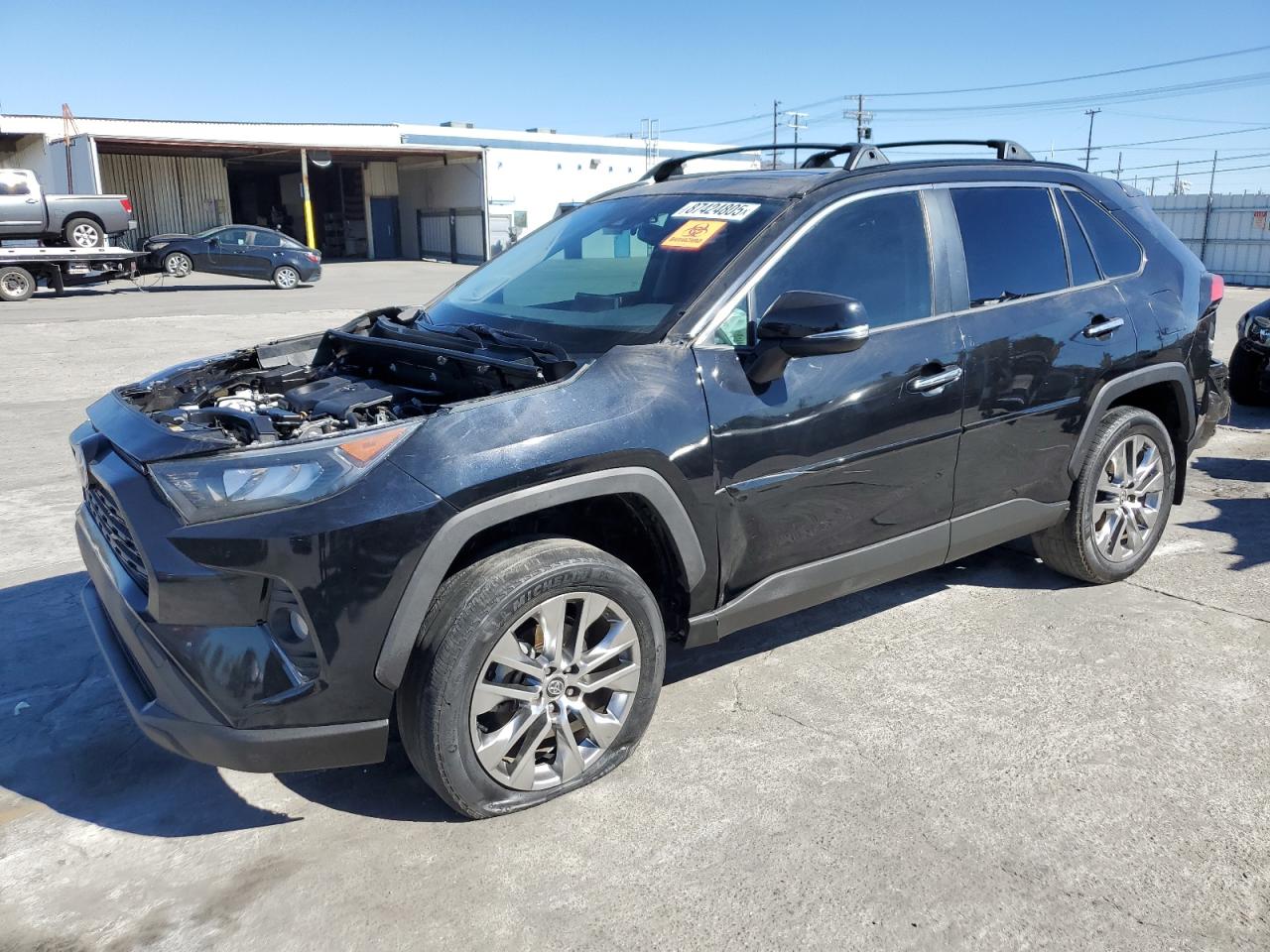 2020 Toyota RAV4 Limited, VIN 2T3Y1RFV3LW073337 — Частичный ремонт