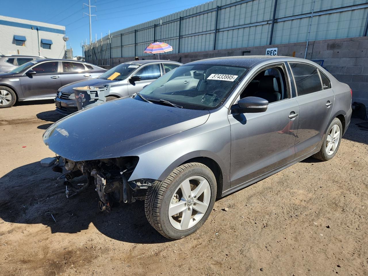 2013 Volkswagen Jetta TDI w/Premium/Nav, VIN 3VWLL7AJ7DM400612 — Rejected repair