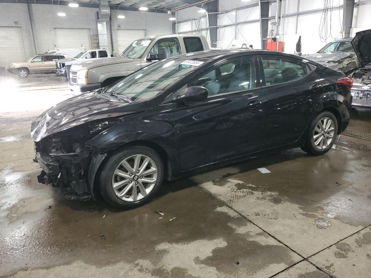 2014 Hyundai Elantra SE, VIN 5NPDH4AE8EH471402 — Front end