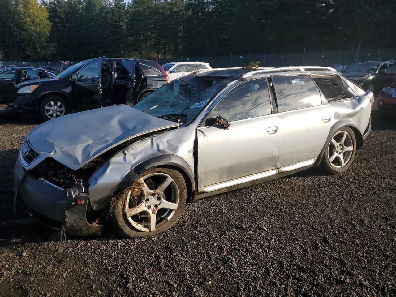2005 Audi allroad A6 V8, VIN WA1YL64B05N012887 — Опрокидывание