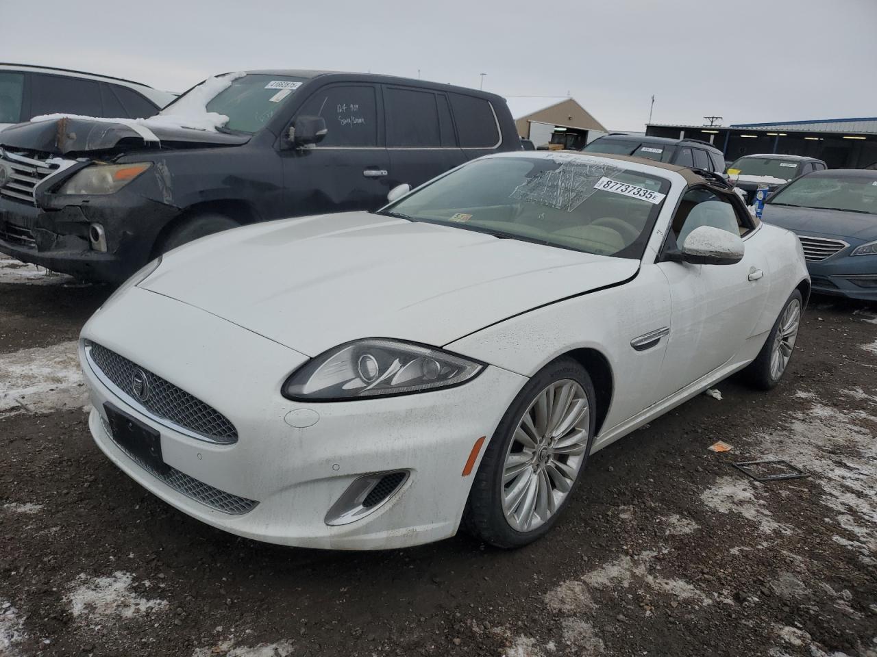 2012 Jaguar XK, VIN SAJWA4GBXCLB45205 — Vandalism