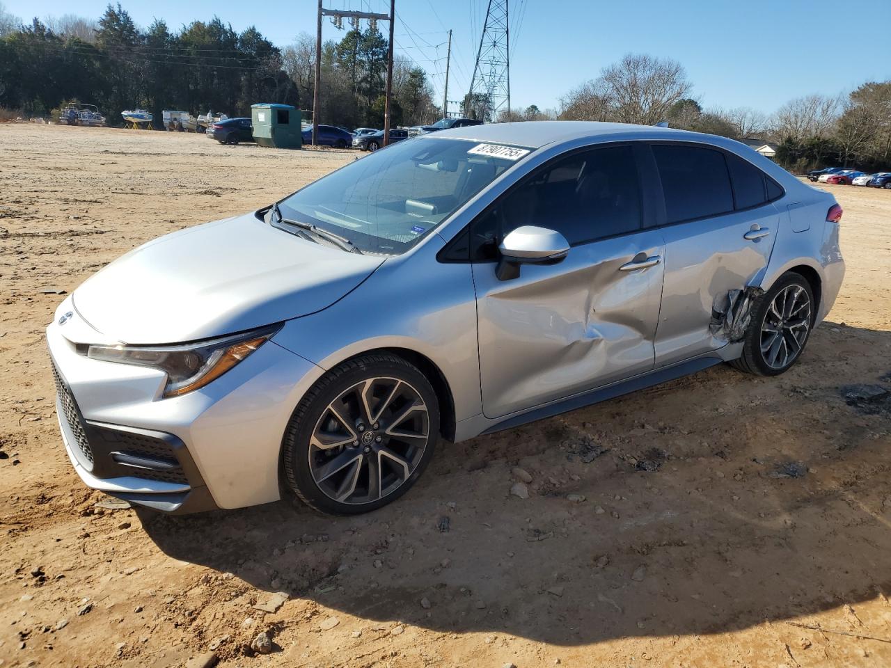 2021 Toyota Corolla SE, VIN JTDS4MCE6MJ056875 — Side