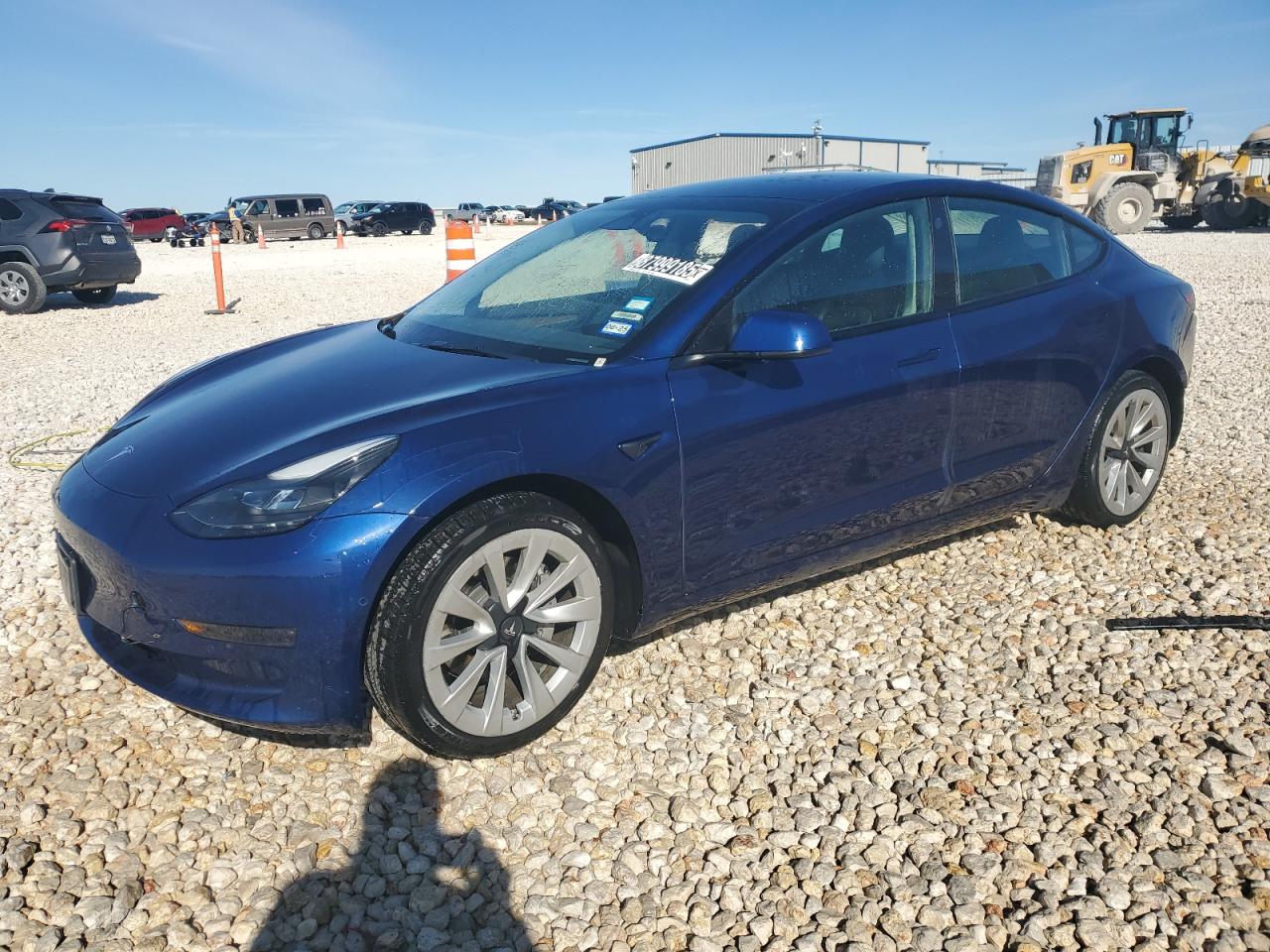 2022 Tesla Model 3, VIN 5YJ3E1EA1NF286004 — Rear end