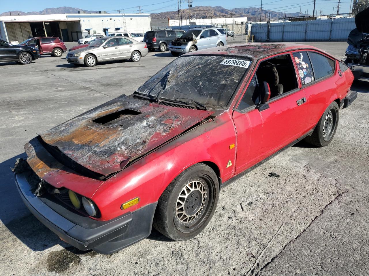 1981 Alfa Romeo GTV, VIN ZARAA6692B1001115 — Burn