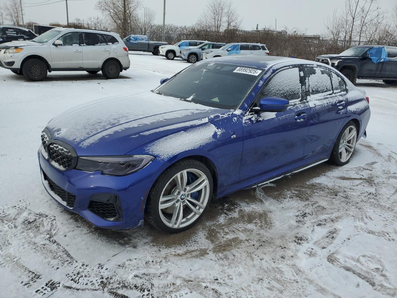 2021 BMW 3 Series M340i xDrive, VIN WBA5U9C07MFK40642 — Front end