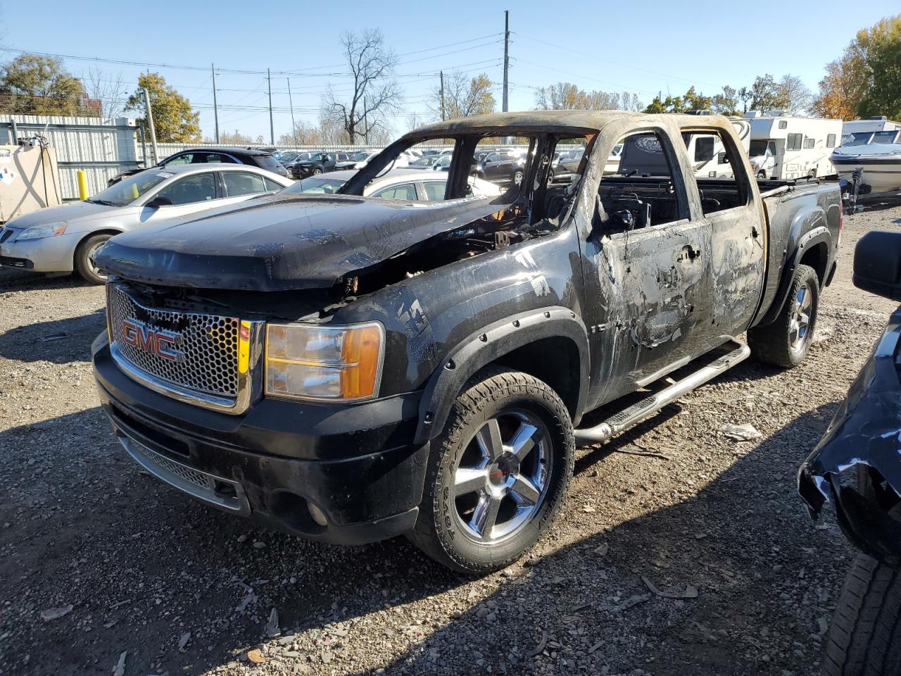 2008 GMC Sierra Denali, VIN 2GTEK638681185613 — Burn