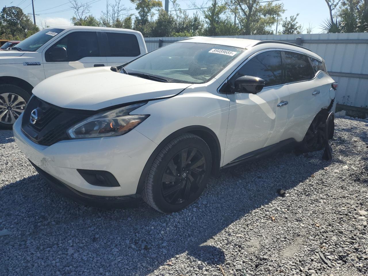 2018 Nissan Murano SV, VIN 5N1AZ2MGXJN144796 — Rear end