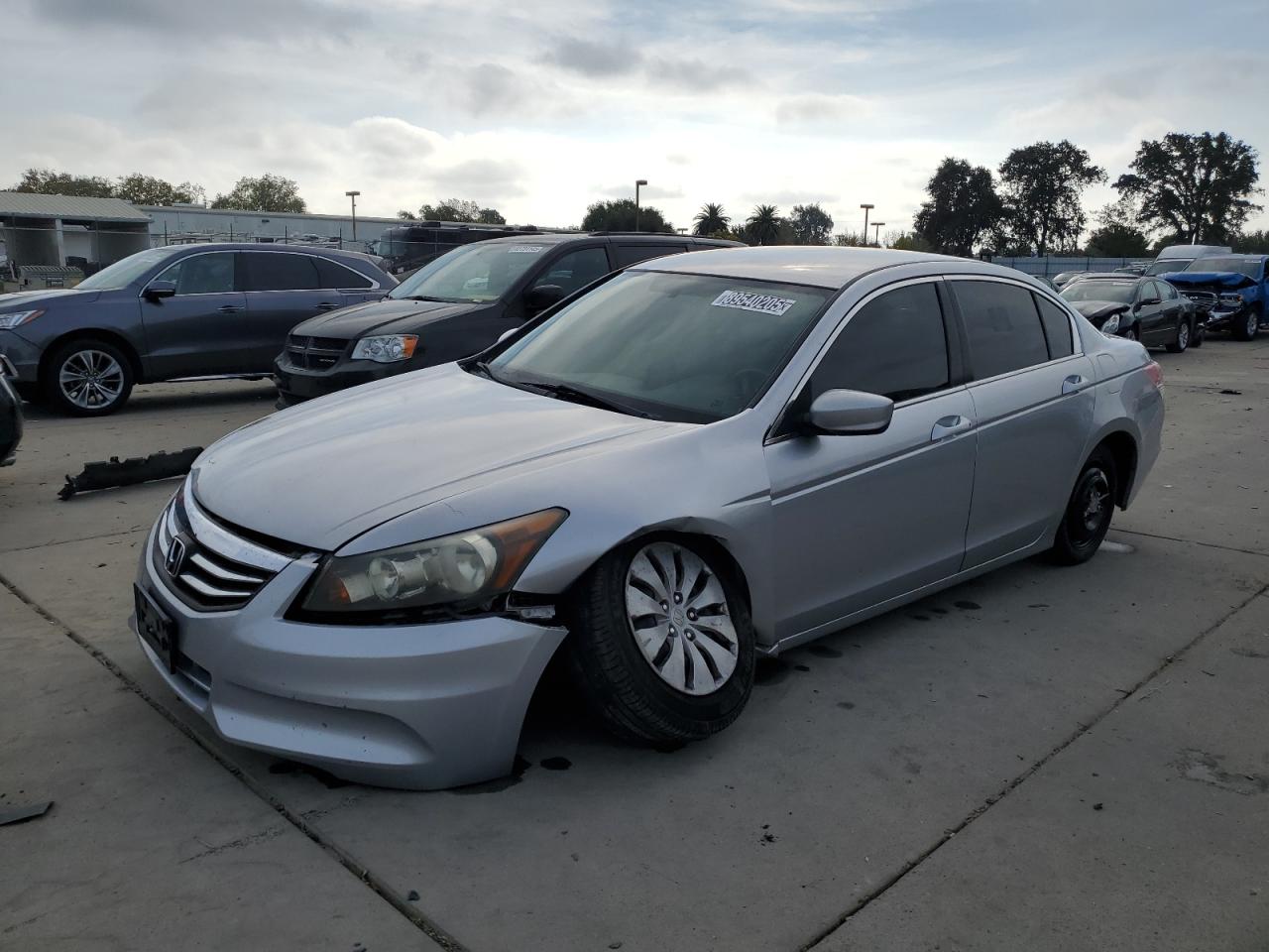 2012 Honda Accord LX, VIN 1HGCP2F35CA004647 — Engine fire