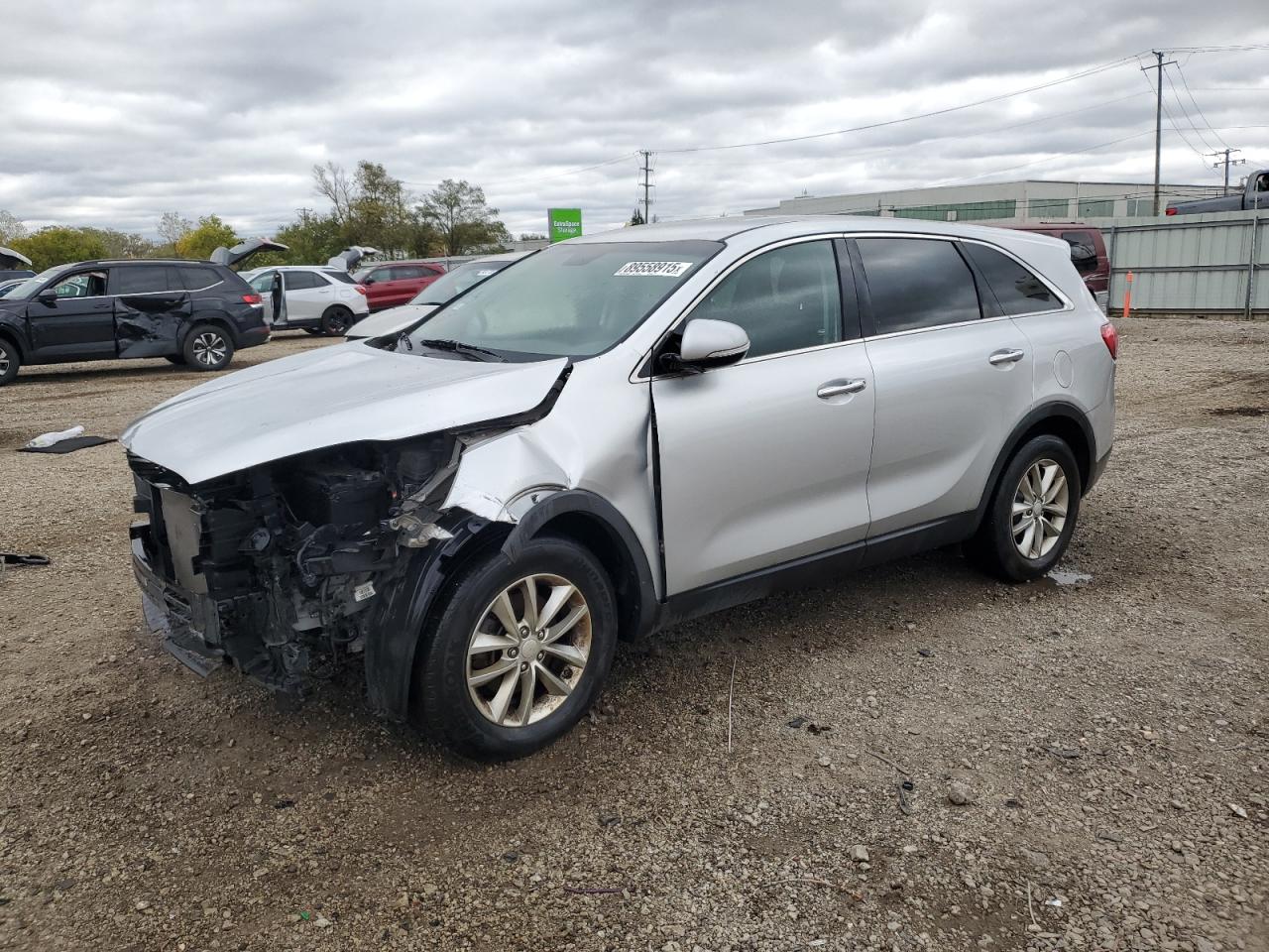 2016 Kia Sorento LX, VIN 5XYPG4A30GG103823 — Front end